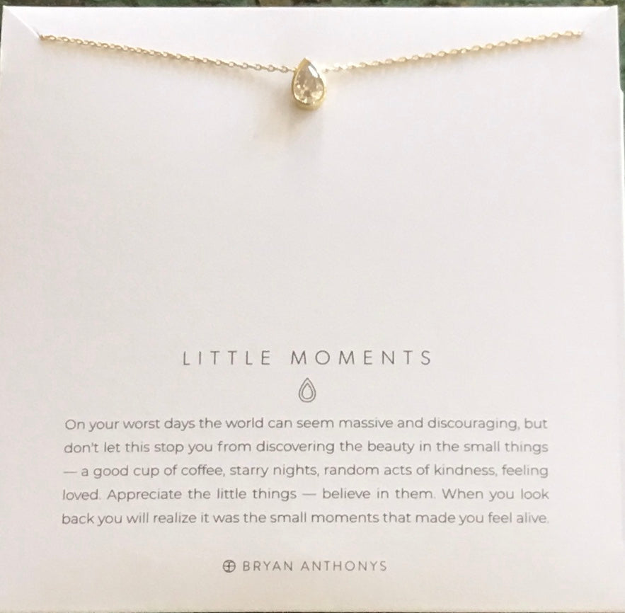 BRYAN ANTHONYS “LITTLE MOMENTS” GOLD NECKLACE