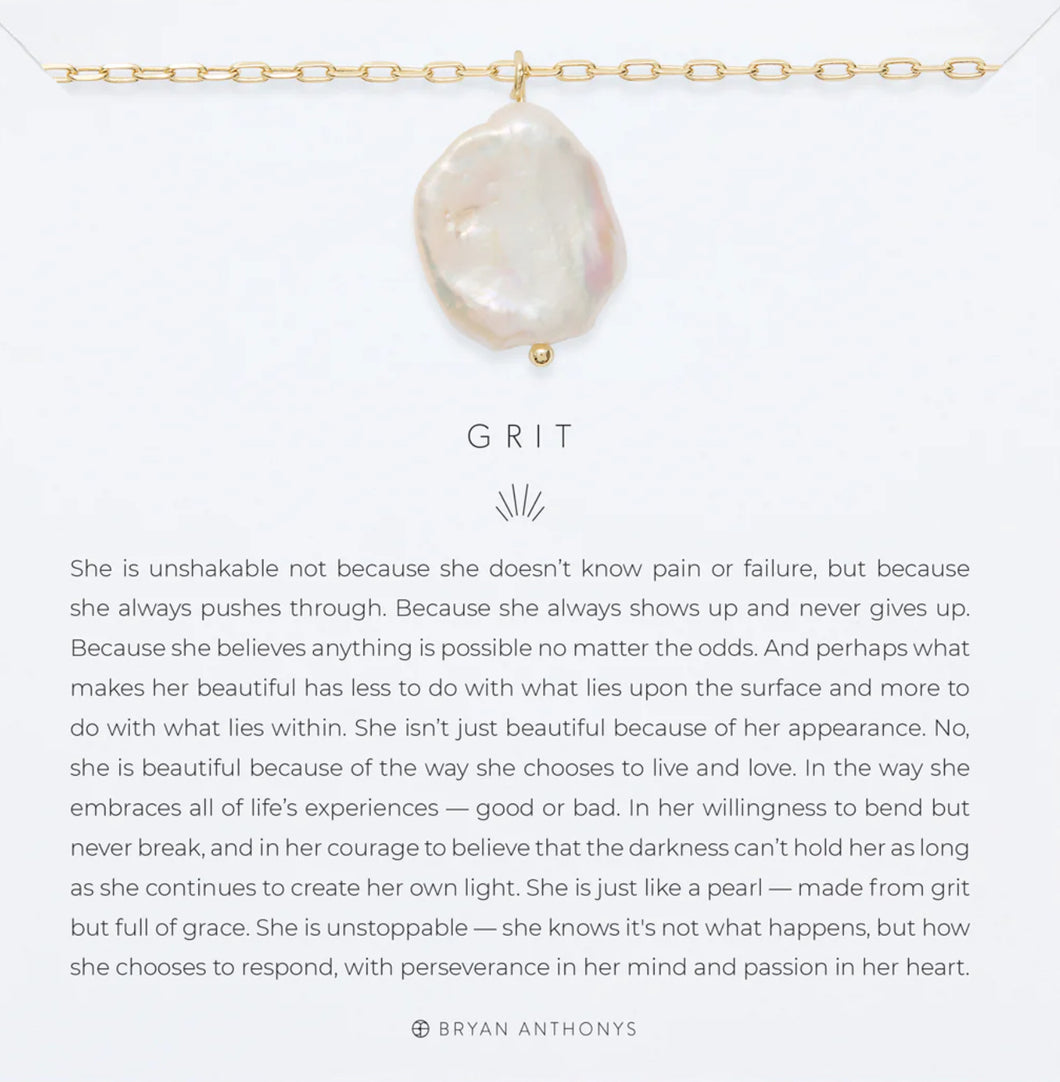 BRYAN ANTHONYS “GRIT” GOLD NECKLACE
