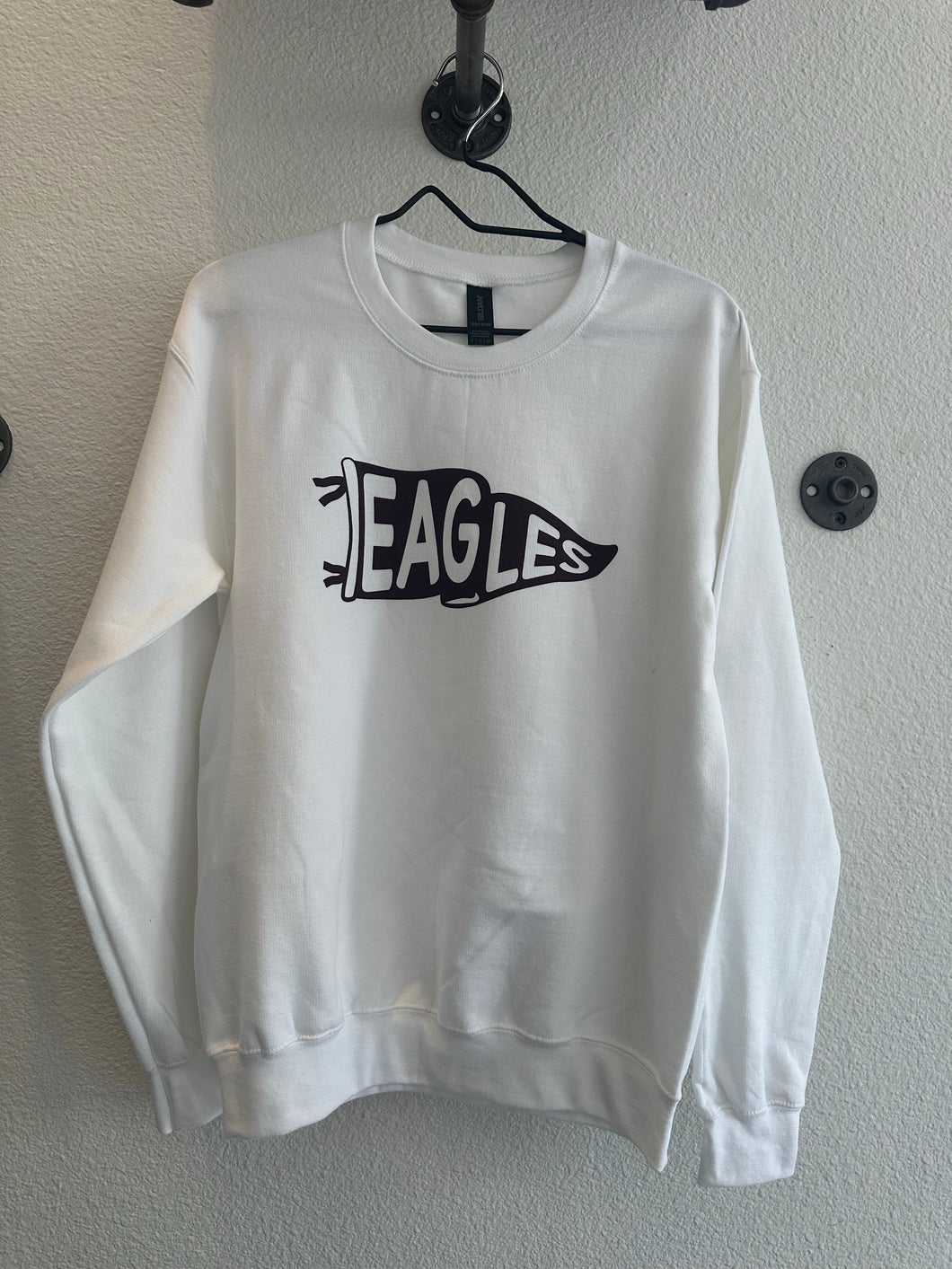 EAGLES WHITE ADULT SWEATSHIRT